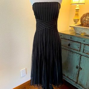 WHBM Strapless Black Dress